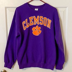 Clemson Tigers Sweatshirt - Purple - Size Medium